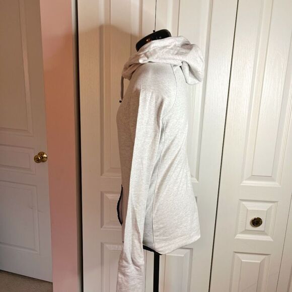 Athleta Sentry Cowlneck Stretch Hoodie Athletic Pullover Sweatshirt Jacket - Picture 4 of 14